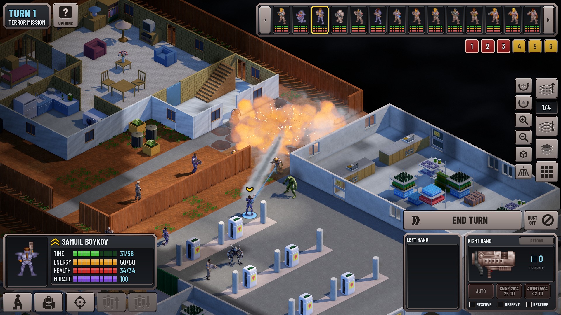 Rocket strike